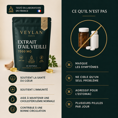 Extrait d'ail vielli